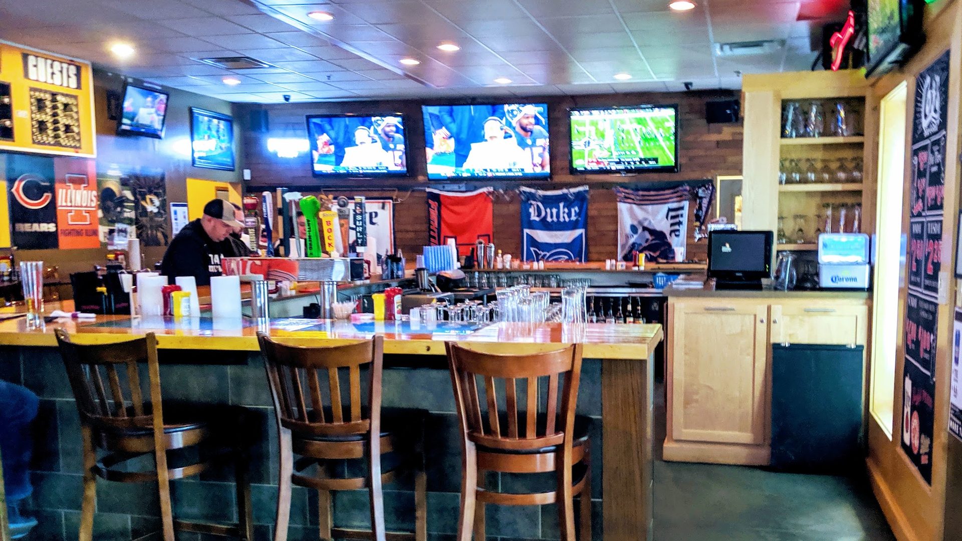 The bar at Coz's